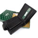 Современный мужской кошелек из кожи MD Leather MD-22-203 (JZ6727) черный