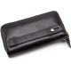 Клатч- борсетка на две молнии кожаный ST Leather (B139-3) 98106 Черный