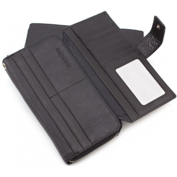 Мужской кожаный кошелек ST Leather (ST228) 98327 Черный