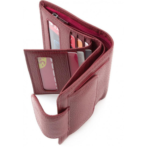 Женский кошелек из кожи ST Leather (ST415) 98483 Бордовый
