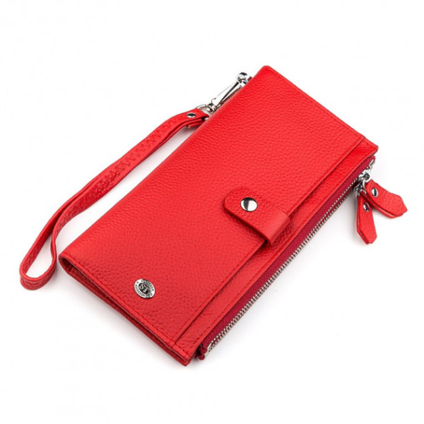 Гаманець жіночий зі шкіри ST Leather (ST420) 98506 Червоний