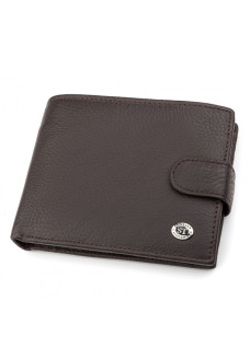 Мужской кошелек- портмоне кожаное ST Leather (ST137) 98336 Коричневый