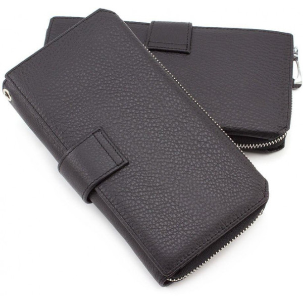 Мужской кожаный кошелек ST Leather (ST228) 98327 Черный
