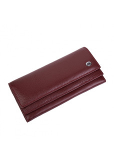 Кошелек женский из натуральной кожи ST Leather (ST9-103) 98570 Бордовый