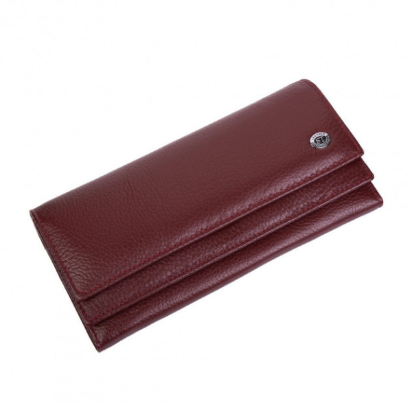 Кошелек женский из натуральной кожи ST Leather (ST9-103) 98570 Бордовый