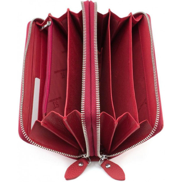 Женский кожаный кошелек ST Leather (ST238-2) 98419 Красный
