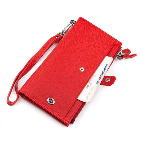 Гаманець жіночий зі шкіри ST Leather (ST420) 98506 Червоний