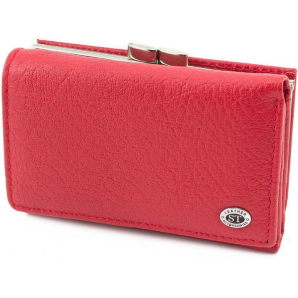 Женский кожаный кошелек ST Leather (ST617) 98553 Красный