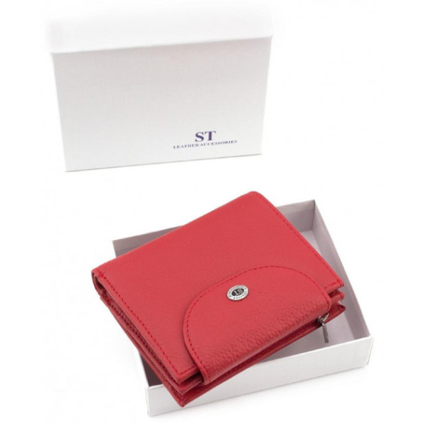 Жіночий шкіряний гаманець ST Leather (ST410) 98473 Червоний