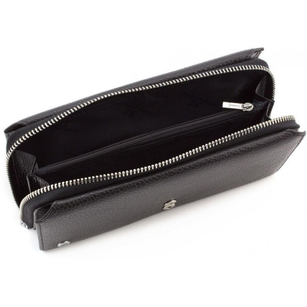 Мужской кожаный кошелек ST Leather (ST228) 98327 Черный