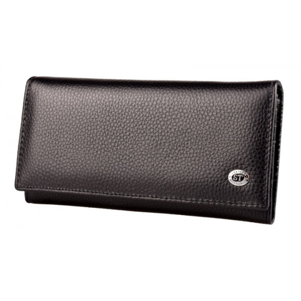 Женский кожаный кошелек ST Leather (ST634) 98562 Черный