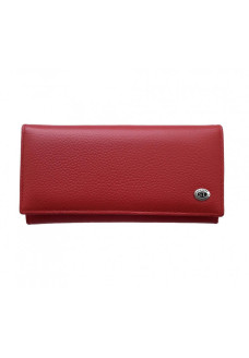 Кожаный женский кошелек ST Leather (ST634) 98557 Красный