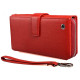 Женский кожаный кошелек клатч на молнии с визитницей ST Leather (SТ228-2) 98575 Красный