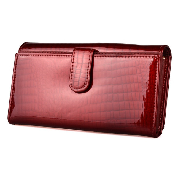 Женский кожаный кошелек с визитницей ST Leather (S9001A) 98285 Красный