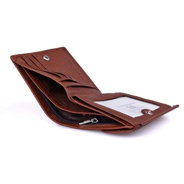 Кожаный кошелек ST Leather (ST209) 98412 Коричневый