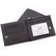 Мужской кожаный кошелек ST Leather (ST154) 98384 Черный