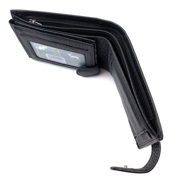 Кожаное мужское портмоне Marco Coverna MC-3033-1 (JZ6713) черный