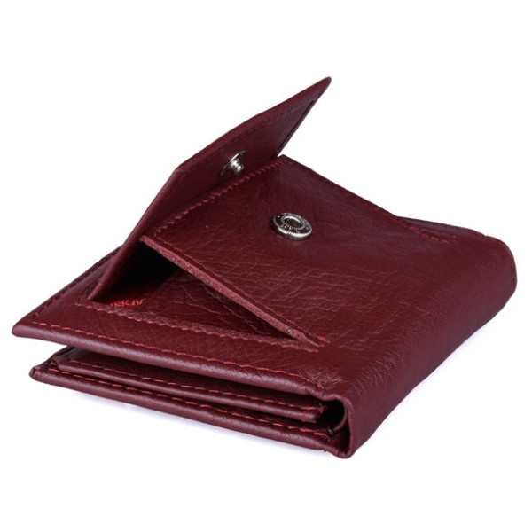 Женский кожаный кошелек ST Leather (ST430) 98511 Бордовый