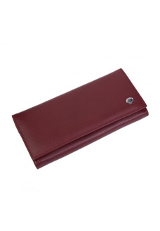Кошелек женский из кожи ST Leather (ST150-1) 98372 Бордовый