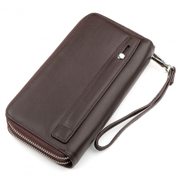 Мужской кошелек- портмоне кожаное ST Leather (ST127) 98326 Коричневый