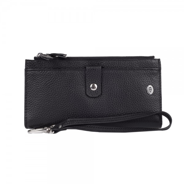 Клатч- кошелек из натуральной кожи ST Leather (ST420) 98489 Черный