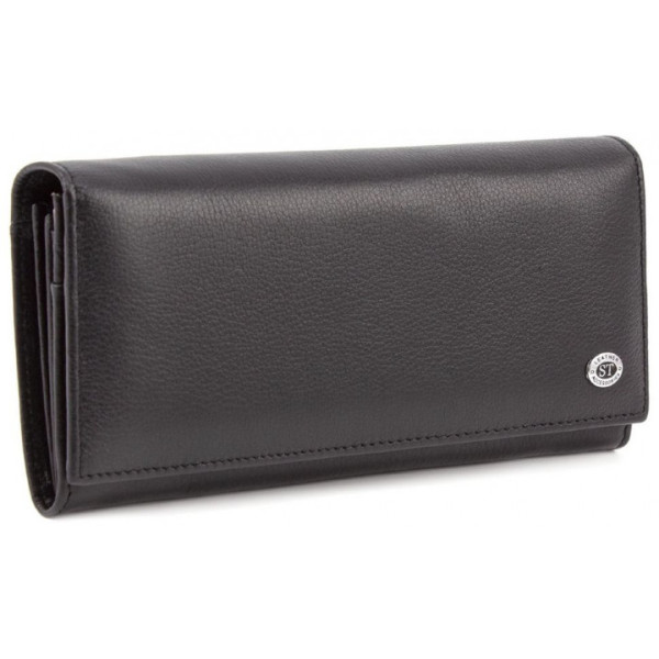Женский кошелек из натуральной кожи ST Leather (ST150-1) 98369 Черный