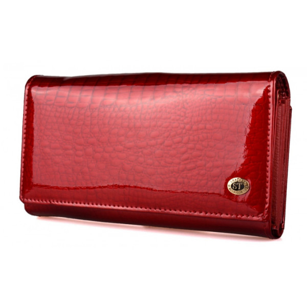 Женский кожаный кошелек с визитницей ST Leather (S9001A) 98285 Красный