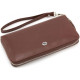 Клатч- портмоне на молнии кожаный ST Leather (B138-3) 98104 Коричневый