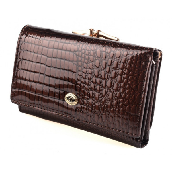Женский кожаный кошелек ST Leather (S1201A) 98212 Коричневый
