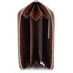 Клатч- портмоне на молнии кожаный ST Leather (B138-3) 98104 Коричневый