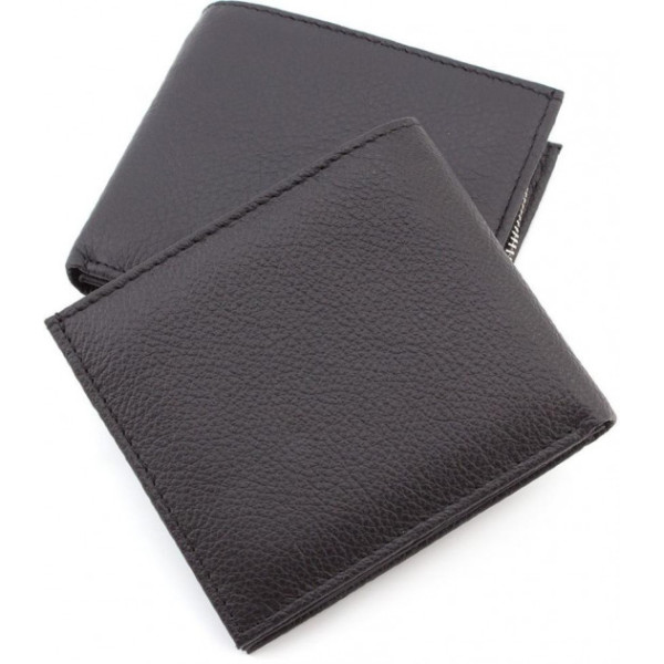 Мужской кожаный кошелек ST Leather (ST154) 98384 Черный