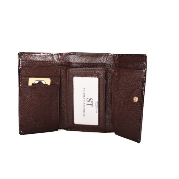 Женский кожаный кошелек ST Leather (S1201A) 98212 Коричневый