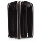 Клатч- борсетка на две молнии кожаный ST Leather (B139-3) 98106 Черный