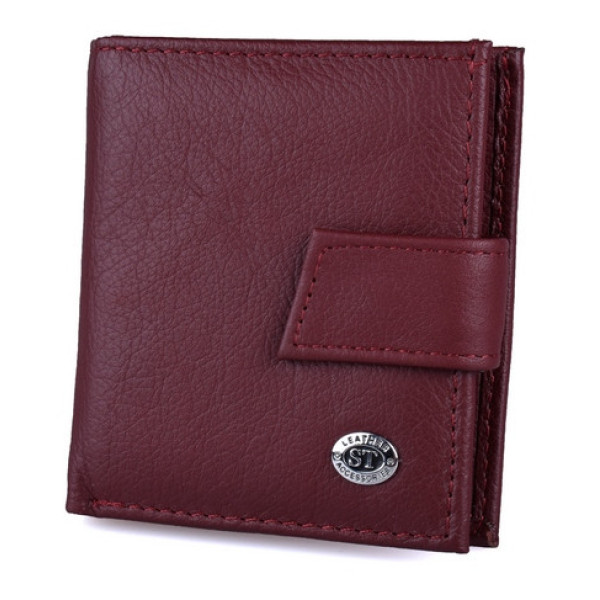 Женский кожаный кошелек ST Leather (ST430) 98511 Бордовый