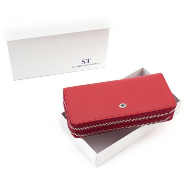 Женский кожаный кошелек ST Leather (ST238-2) 98419 Красный
