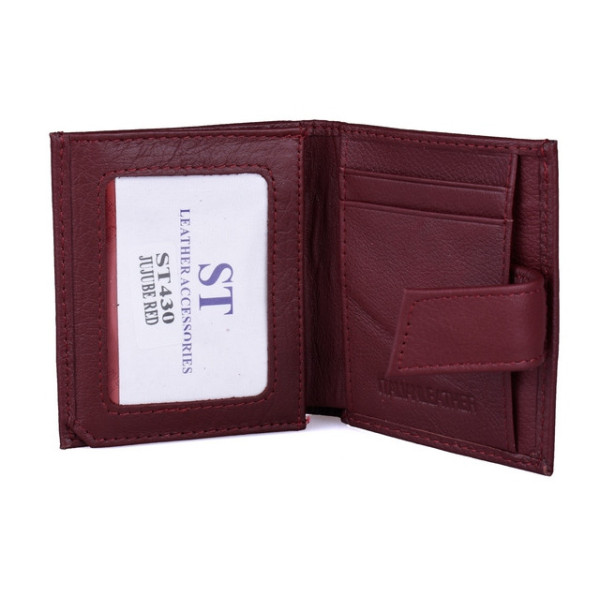 Женский кожаный кошелек ST Leather (ST430) 98511 Бордовый