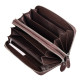 Шкіряний гаманець клатч на дві блискавки ST Leather (SТ238-2) 98578 Коричневий