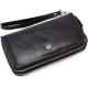 Клатч- борсетка на две молнии кожаный ST Leather (B139-3) 98106 Черный