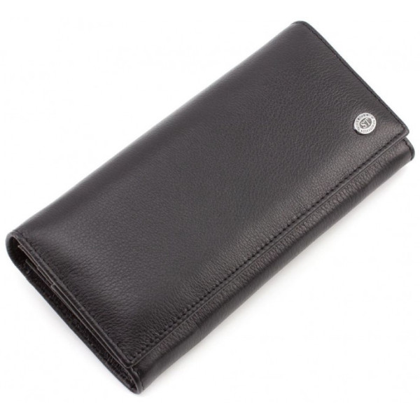 Женский кошелек из натуральной кожи ST Leather (ST150-1) 98369 Черный