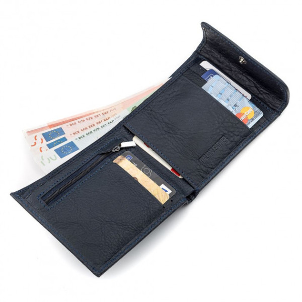 Кошелек из натуральной кожи ST Leather (ST155) 98385 Синий