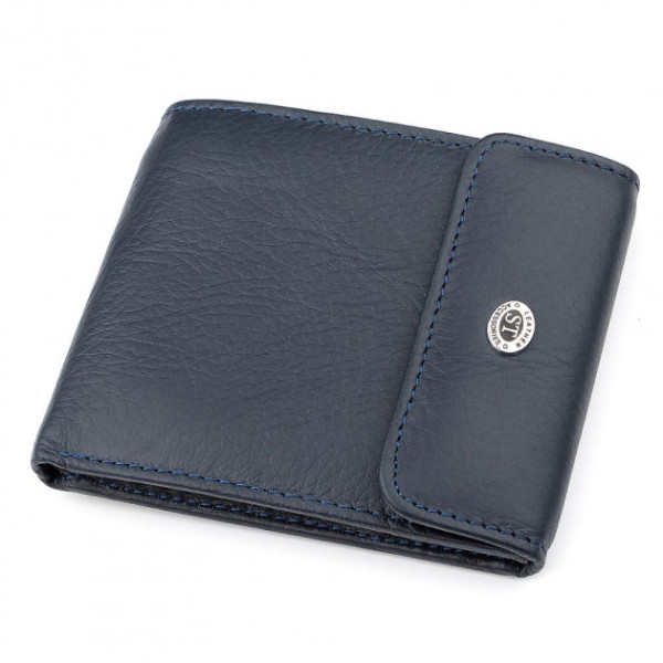 Кошелек из натуральной кожи ST Leather (ST155) 98385 Синий