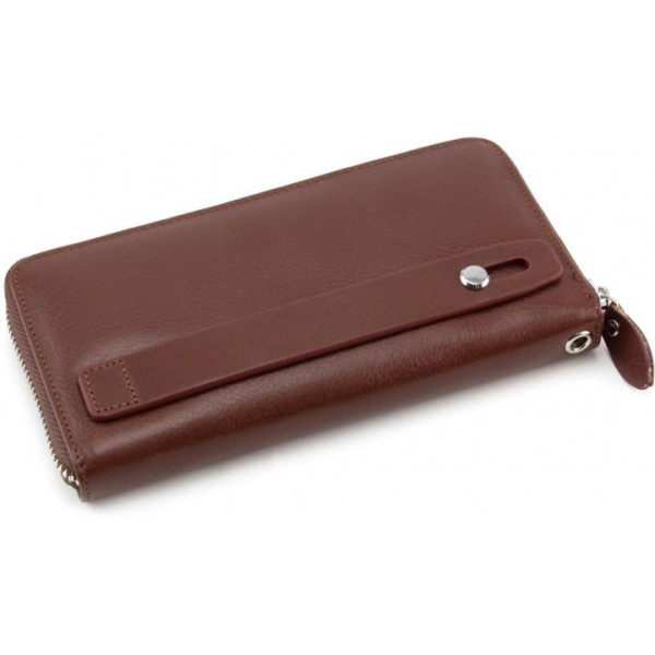 Клатч- портмоне на молнии кожаный ST Leather (B138-3) 98104 Коричневый