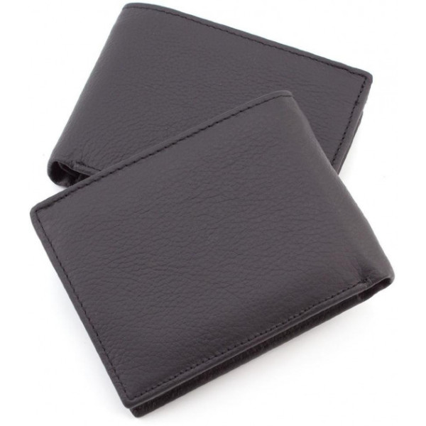 Мужской кожаный кошелек ST Leather (ST108) 98311 Черный