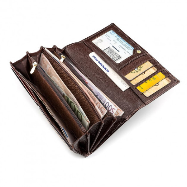 Кошелек женский из натуральной кожи ST Leather (S2001A) 98216 Коричневый