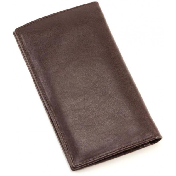 Чоловічий гаманець натуральна шкіра ST Leather (B-MS35) 98180 Коричневий