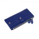 Кошелек кожаный на заклепках ST Leather (ST420) 98493 Синий