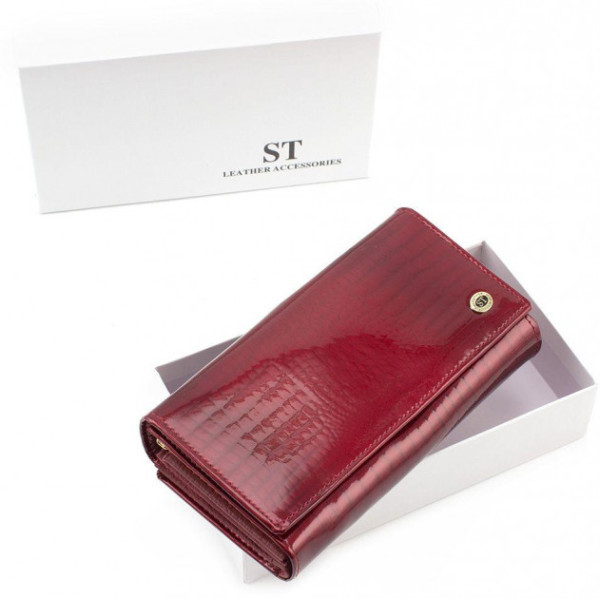 Женский кожаный кошелек ST Leather (S9001A) 98280 Красный