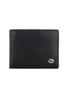 Мужской кожаный кошелек ST Leather (ST-8) 98566 Черный