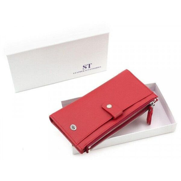 Жіночий шкіряний гаманець ST Leather (ST420) 98508 Червоний