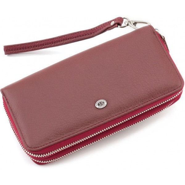 Женский кожаный кошелек - клатч ST Leather (ST238-2) 98421 Бордовый